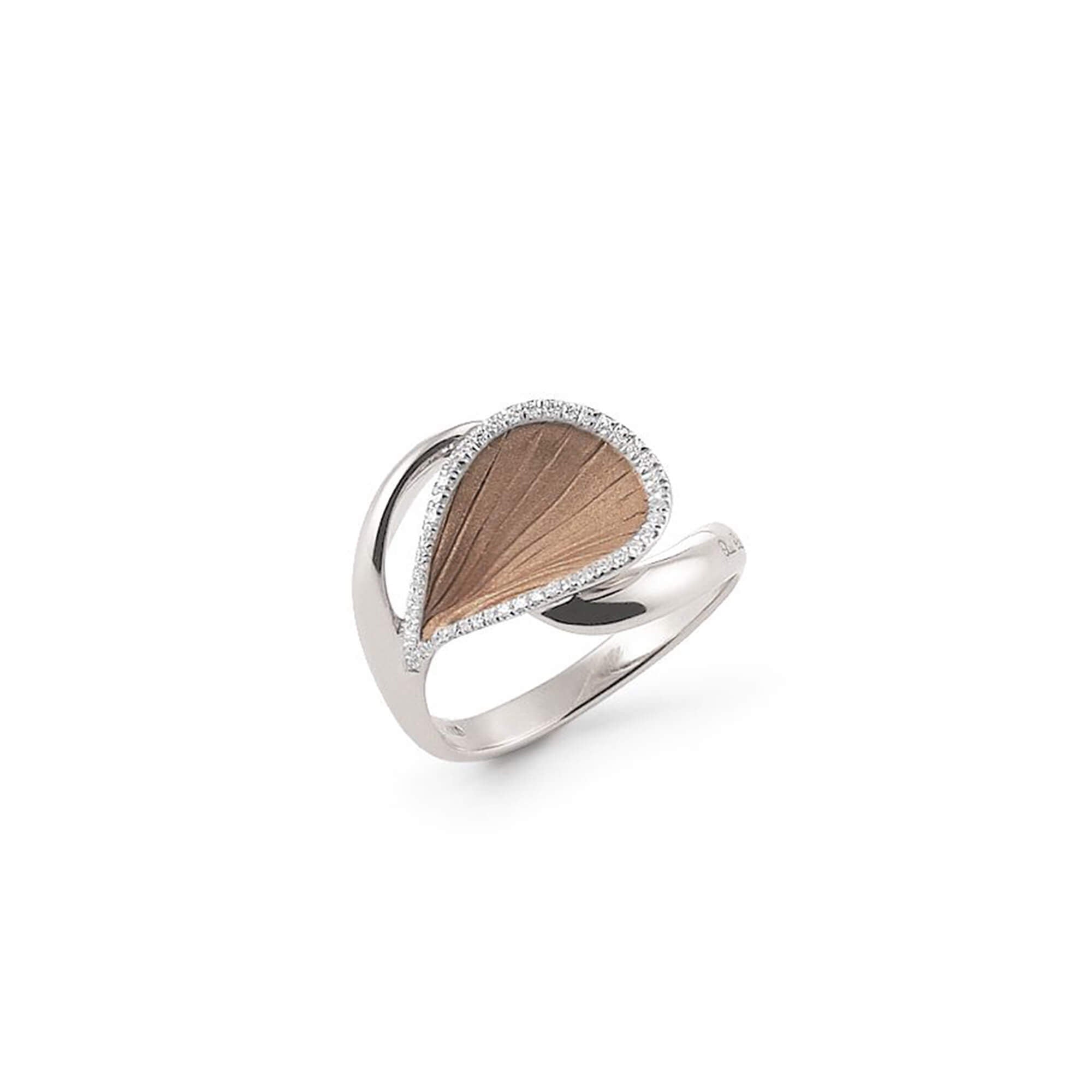 Cammilli Ring Goccia | Brown Chocolate | GAN2006C