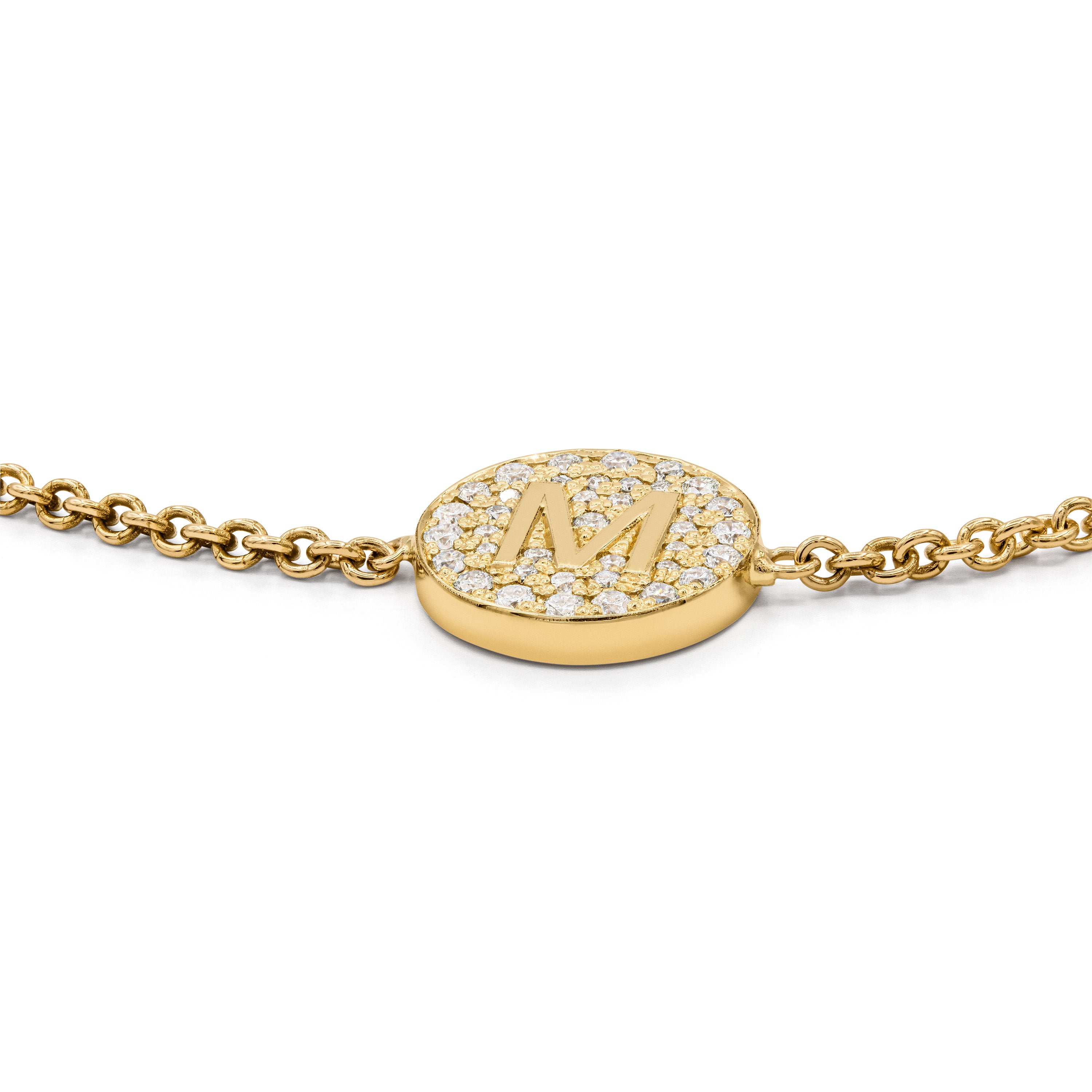Minitials Armband mit Diamanten | CB-AEOR