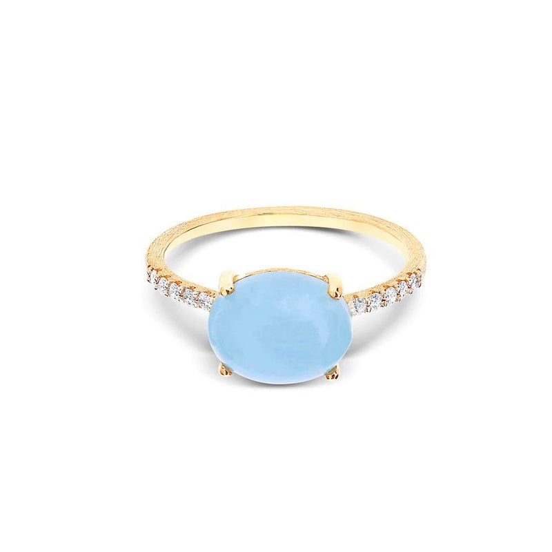 Nanis Ring Dancing Azure, Gelbgold, AS9-597