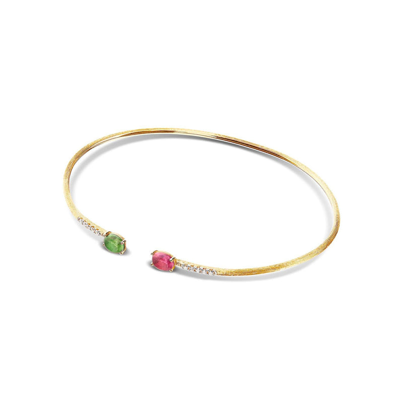 Nanis Armreif Dancing Tourmalines, Gelbgold, BS4-598