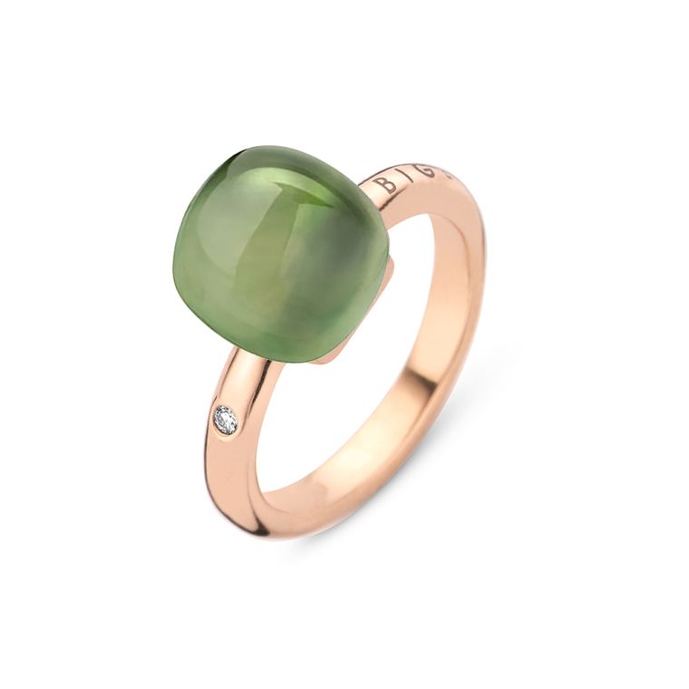 Bigli Ring Mini Sweety, Green Aventurine For Ever, 20R88RLEAVVERMP