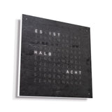 Qlocktwo Wanduhr Earth 45 | Metamorphite | QT4MM
