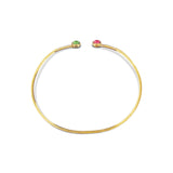 Nanis Armreif Dancing Tourmalines, Gelbgold, BS4-598