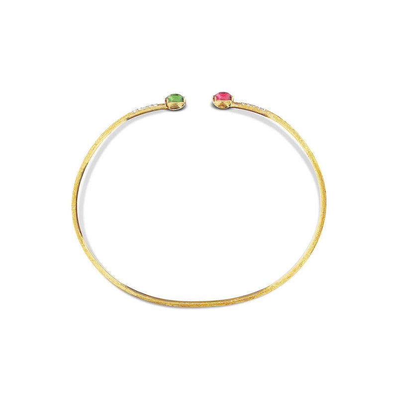 Nanis Armreif Dancing Tourmalines, Gelbgold, BS4-598