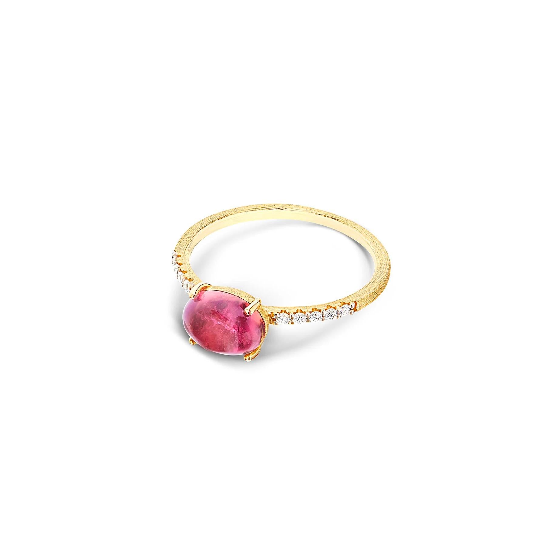 Nanis Ring Dancing Tourmalines, Gelbgold, AS11-598