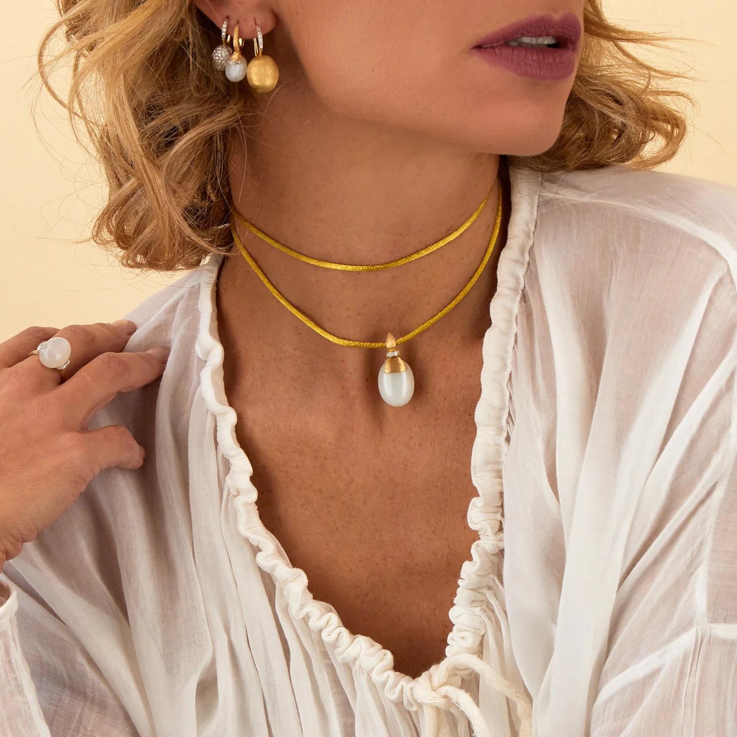 Nani's pendant with silk cord Amuleti PS1-603