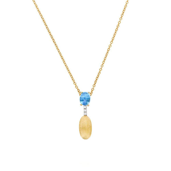 Nanis Collier Dancing Azure, Gelbgold, CS15-597