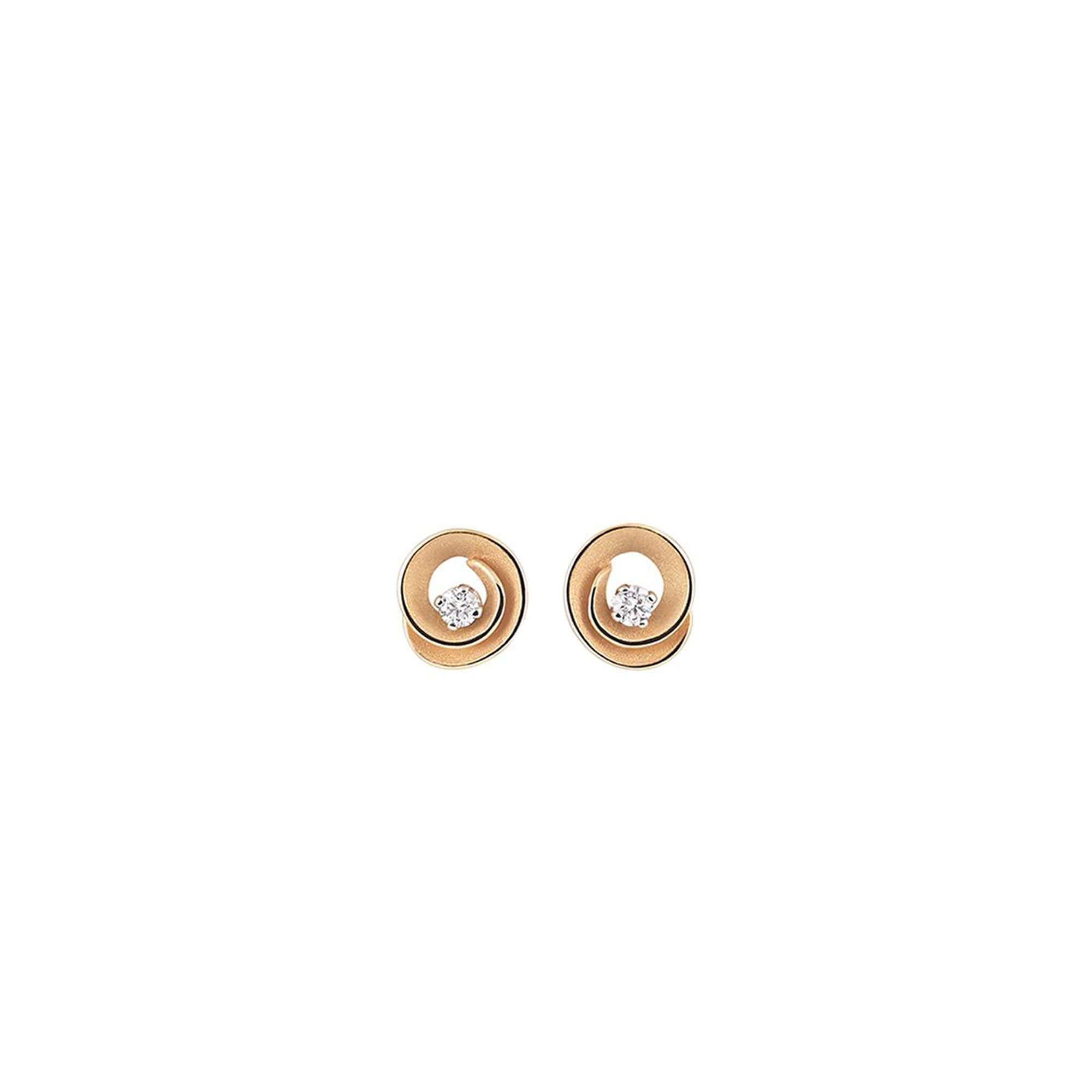 Annamaria Cammilli Stud Earrings Dune Assolo, Orange Apricot, GOR3238J