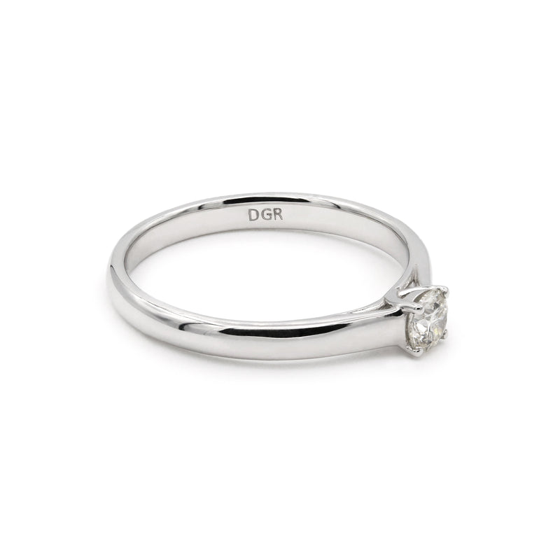 Diamond Group Solitaire-Ring | 1A442W8-4