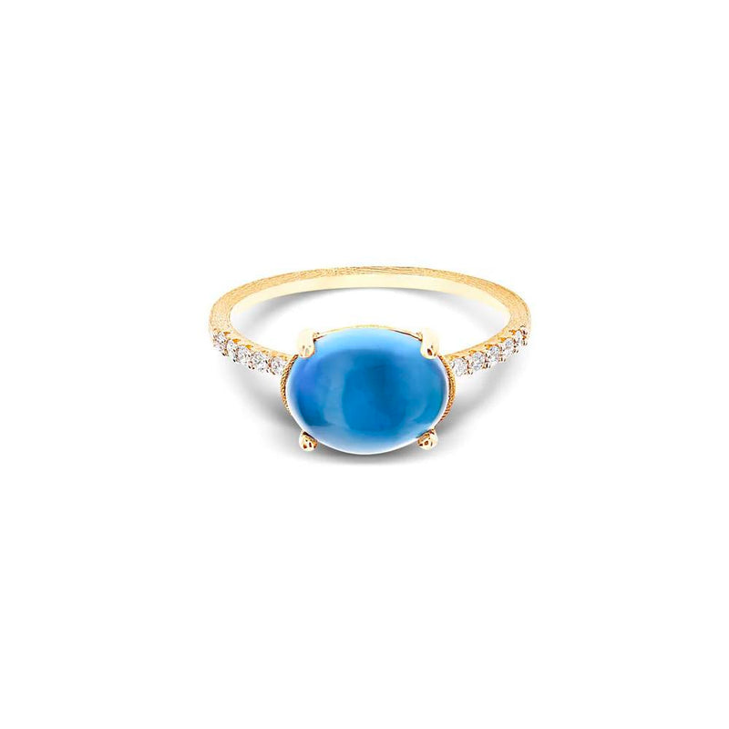 Nanis Ring Dancing Azure, Gelbgold, AS34-597