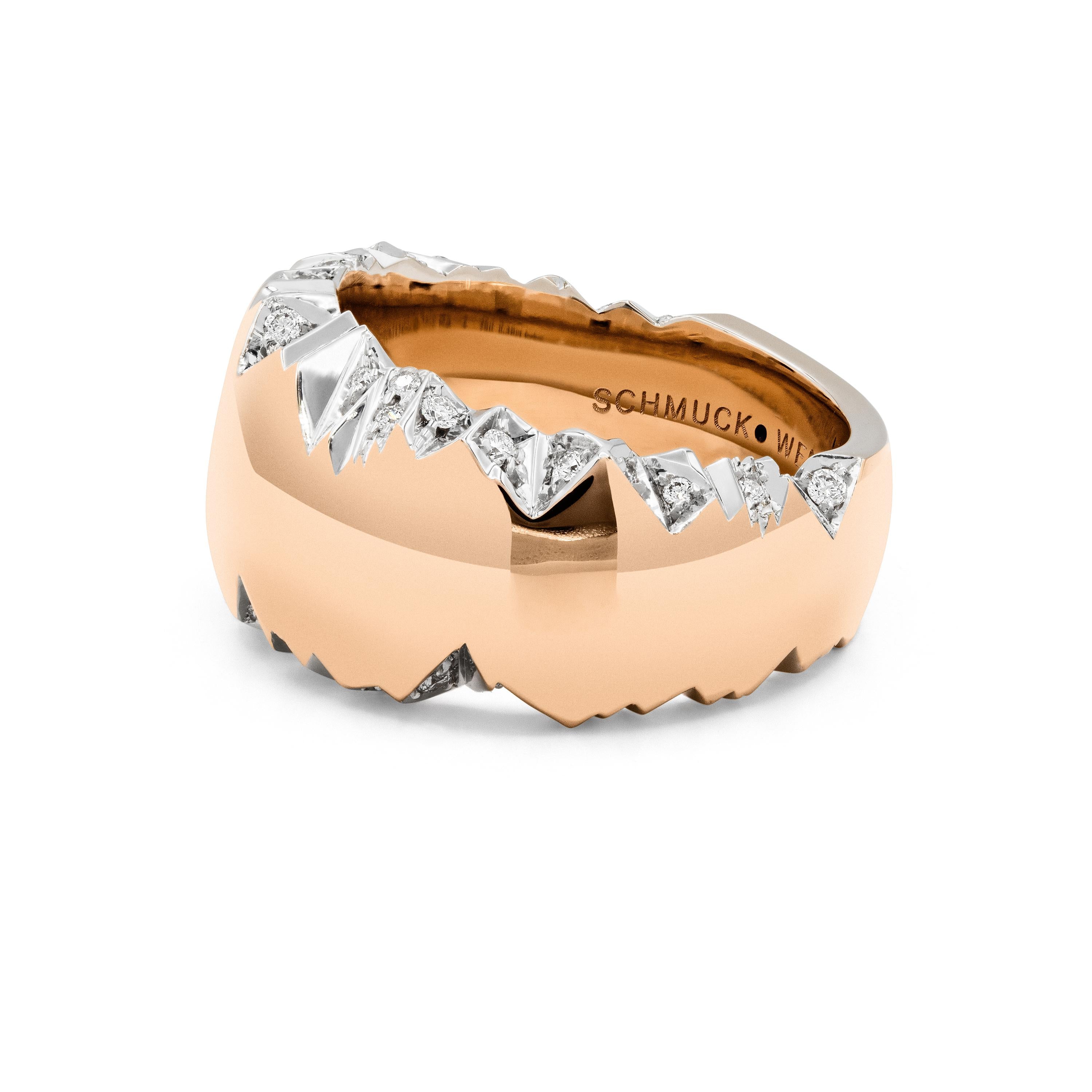 Schmuckwerk Ring Alpen, Rotgold, GR325-RG