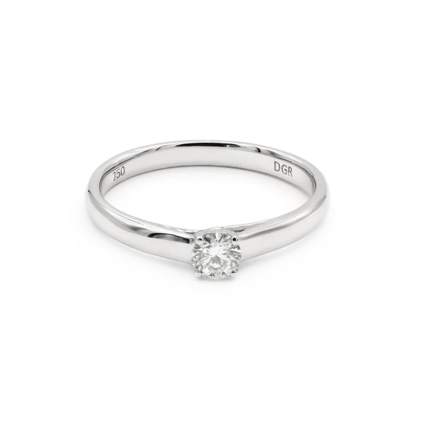 Diamond Group Solitaire-Ring | 1A442W8-4