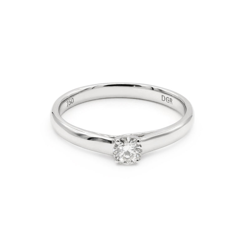 Diamond Group Solitaire-Ring | 1A442W8-4
