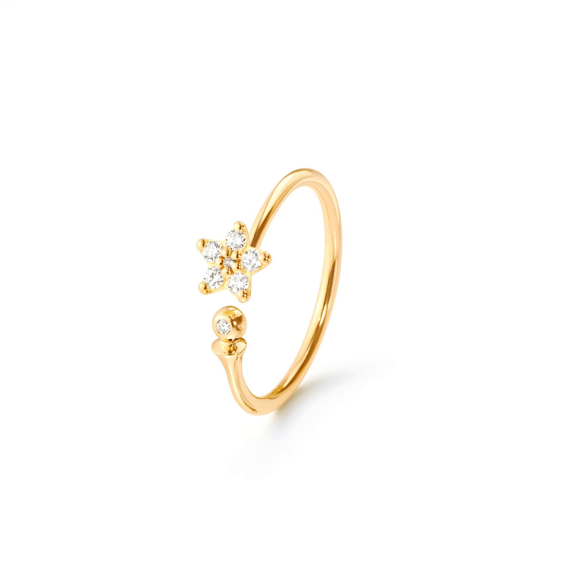 Ole Lynggaard Ring Shooting Stars, Gelbgold, A2868-401