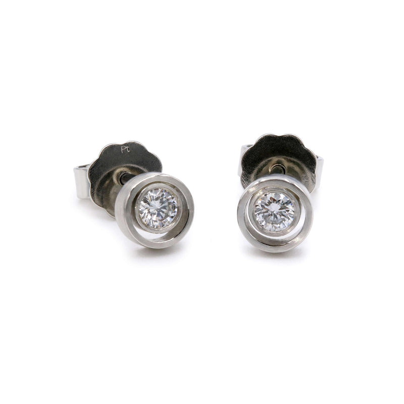 Schmuckwerk Ohrstecker Diamantenfieber | Platin | SO604-PT