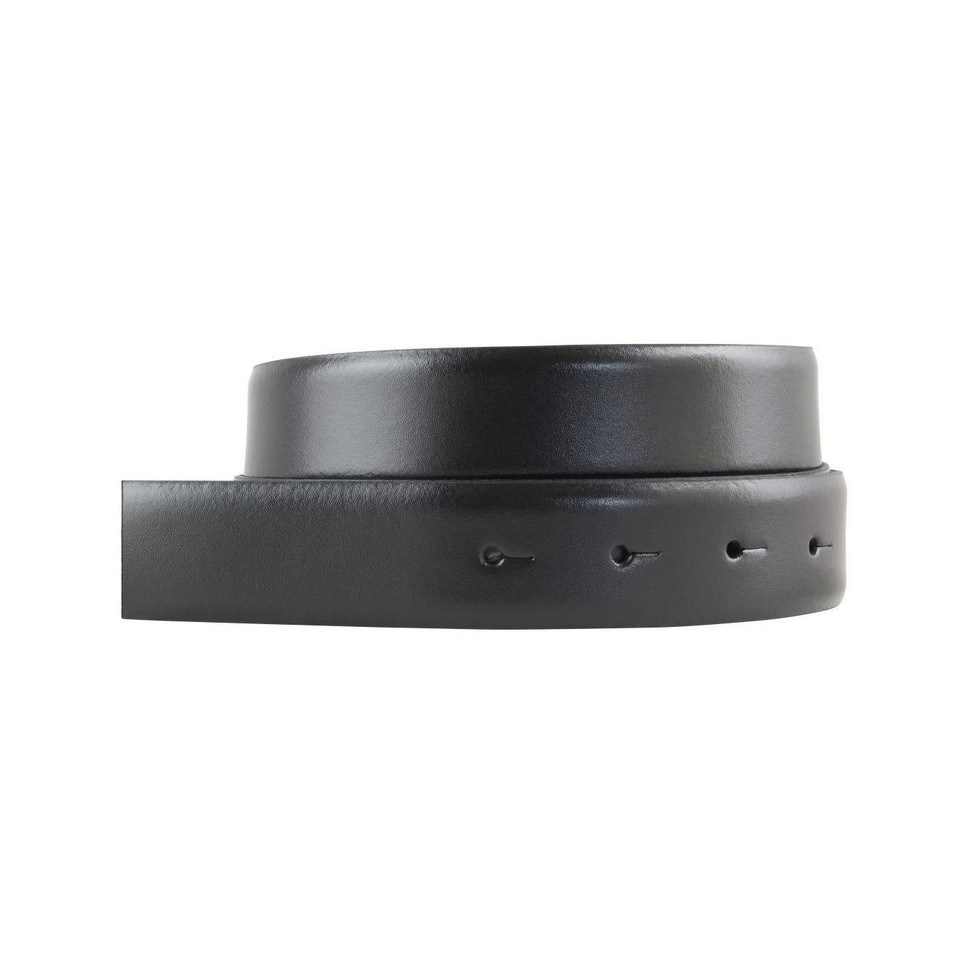 Schmuckwerk leather belt black, LG85-90-95-100