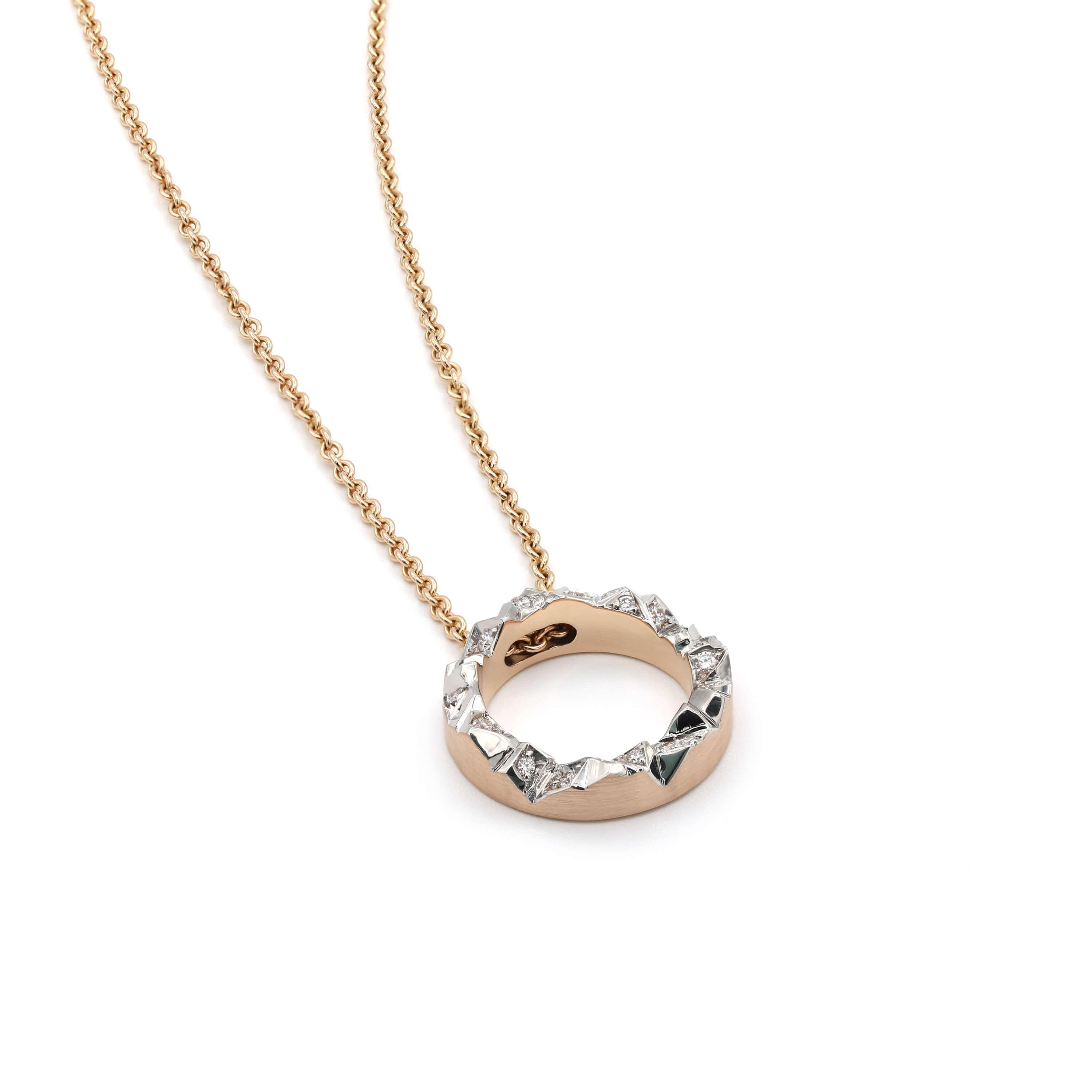 Jewelery necklace Alps, red gold, GH115-RG