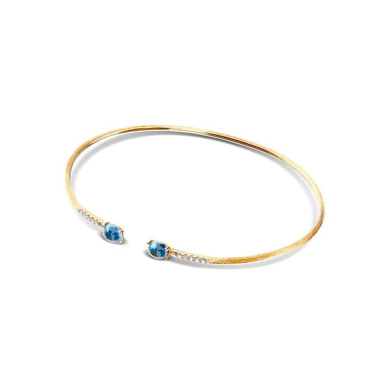 Nanis Armreif Dancing Azure, Gelbgold, BS6-597