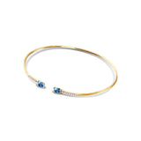 Nanis Armreif Dancing Azure, Gelbgold, BS6-597