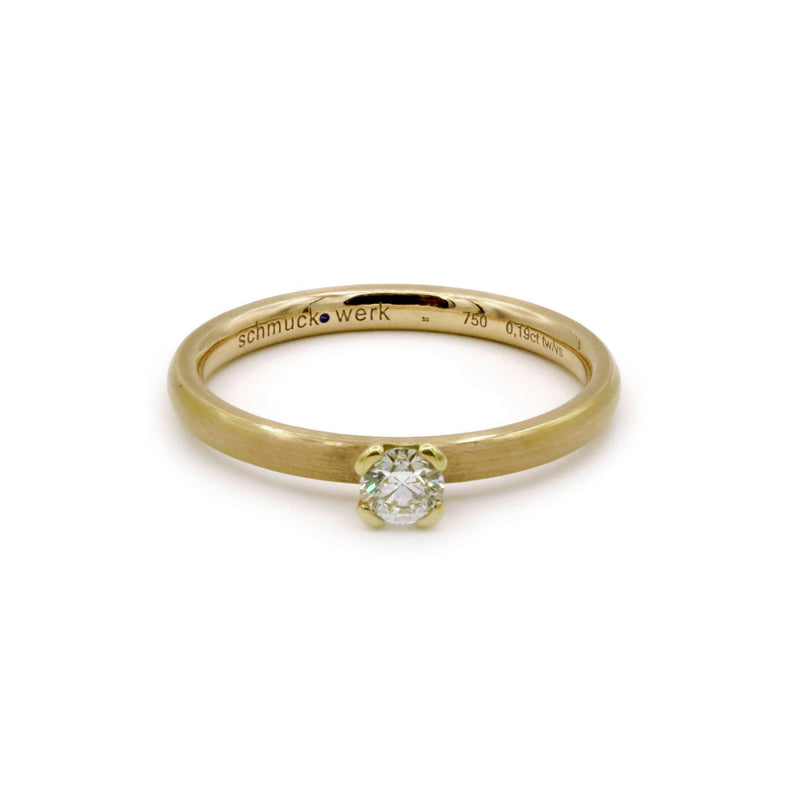 Schmuckwerk Solitaire-Ring Alpen | GT1424-GG
