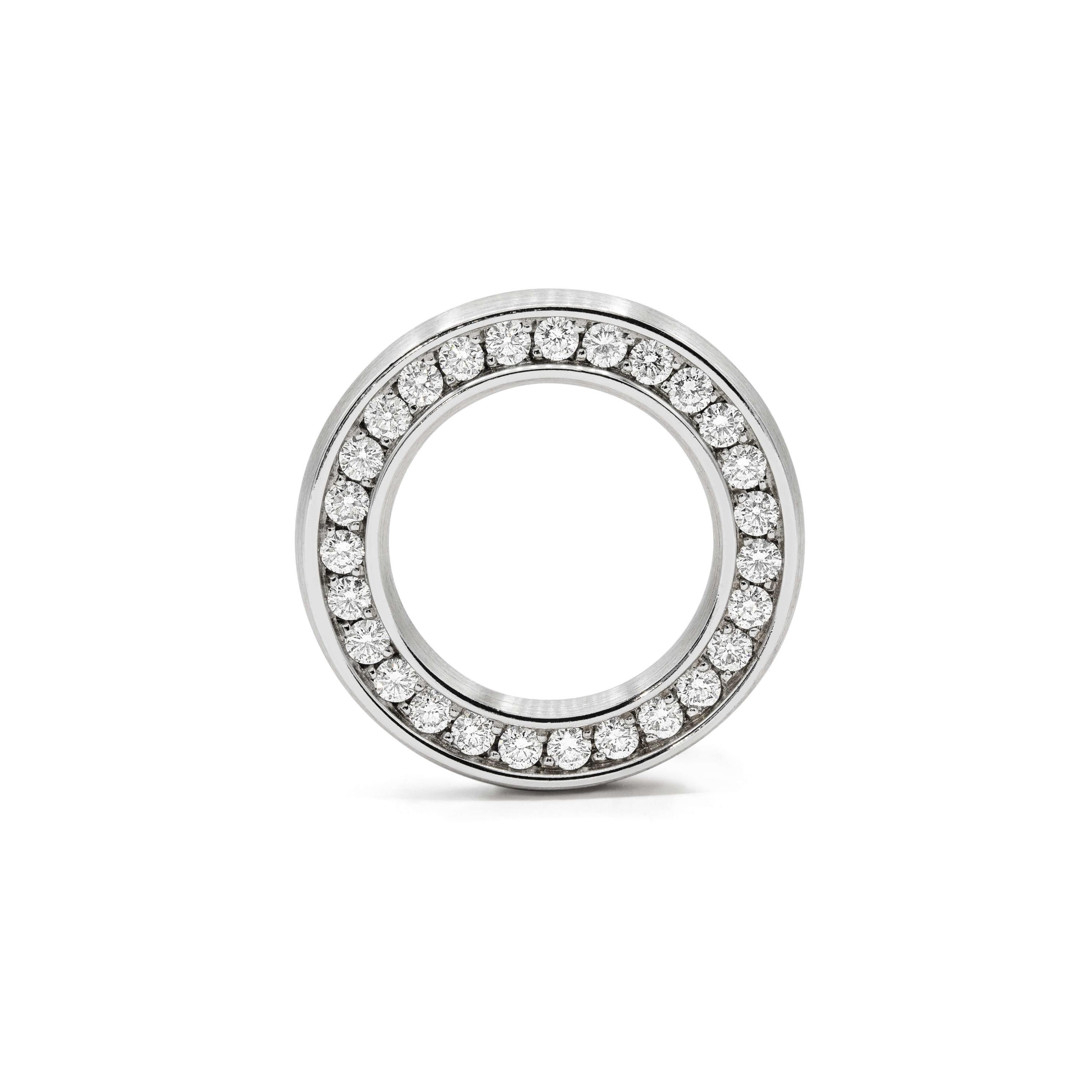 Schmuckwerk Memoire-Ring Diamantenfieber, Weißgold, RR255-WG