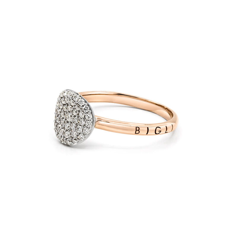 Bigli Ring Mini Waves mit Diamanten, 23R184RWDIA