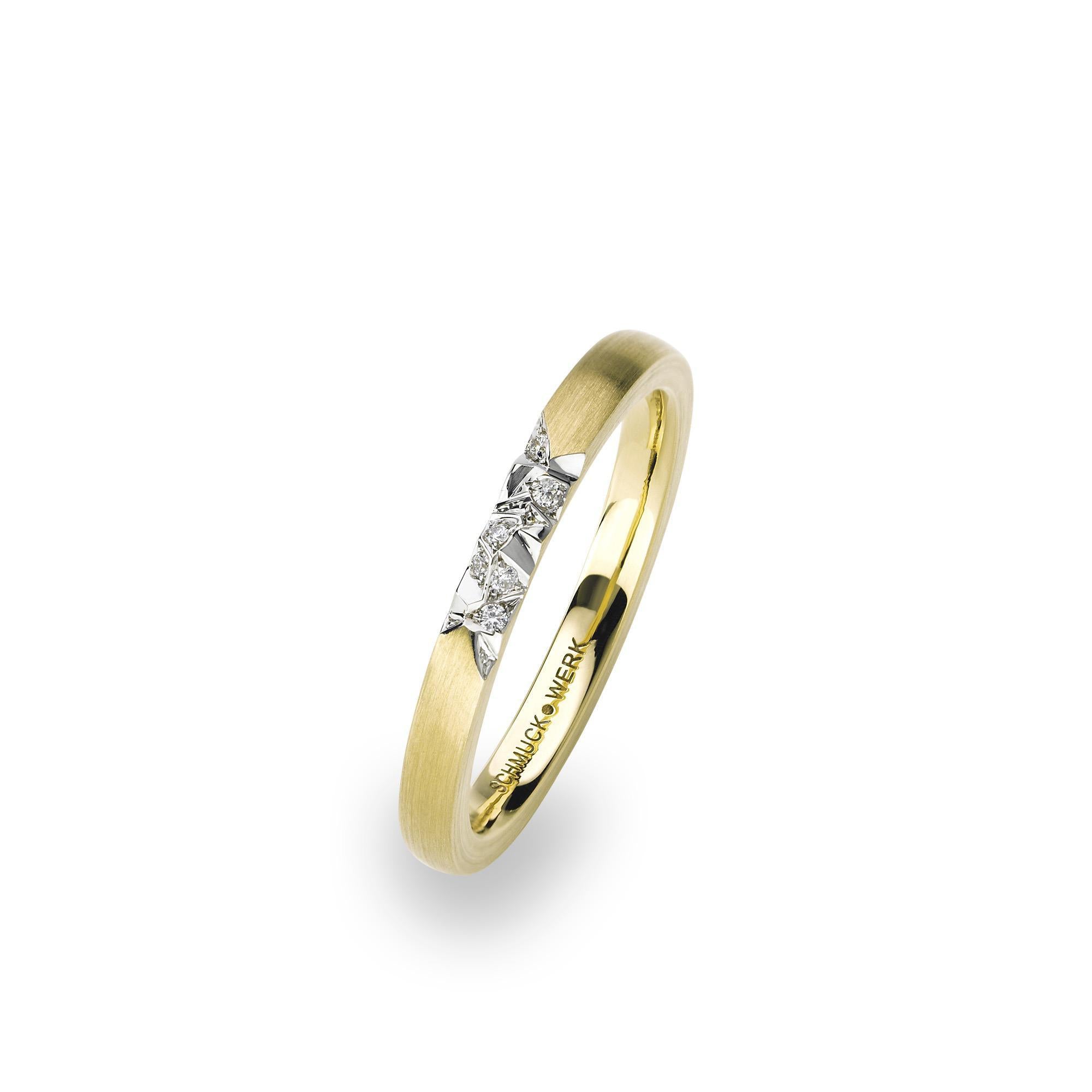 Schmuckwerk Ring Alpen, Gelbgold, GR125-GG