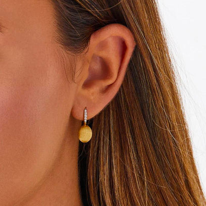 Nani's earrings Dancing Élite, yellow gold, OS17-583