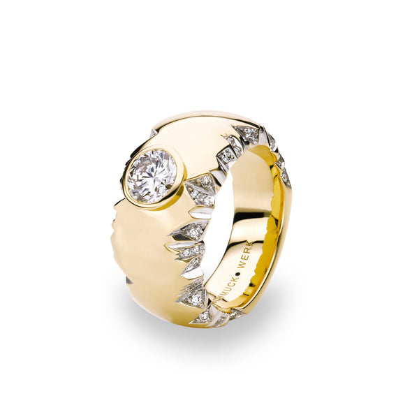Schmuckwerk Ring Alpen, Gelbgold, GR316-GG