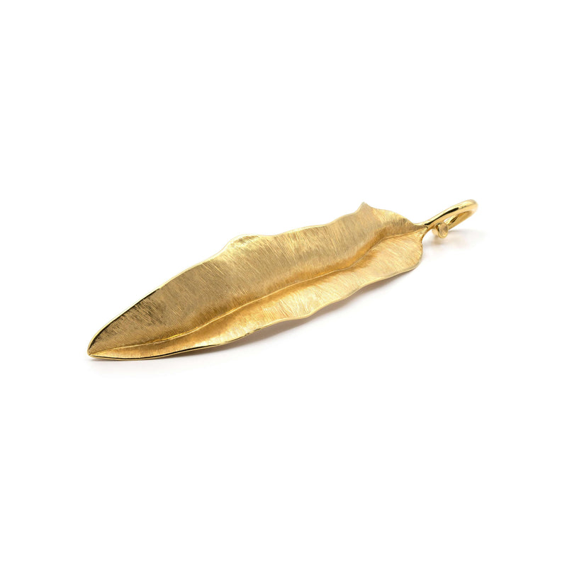 Ole Lynggaard Anhänger Leaves, Gelbgold, A2616-403