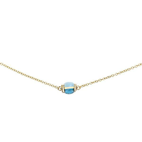 Nanis Collier Dancing Azure, Gelbgold, CN1-597