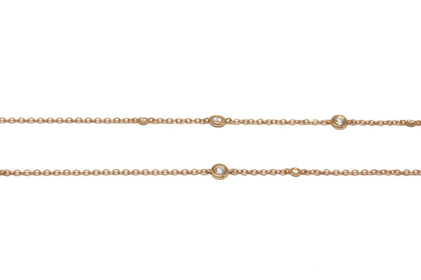 Clioro Collier Roségold Diamanten 95 cm 95170.79590B