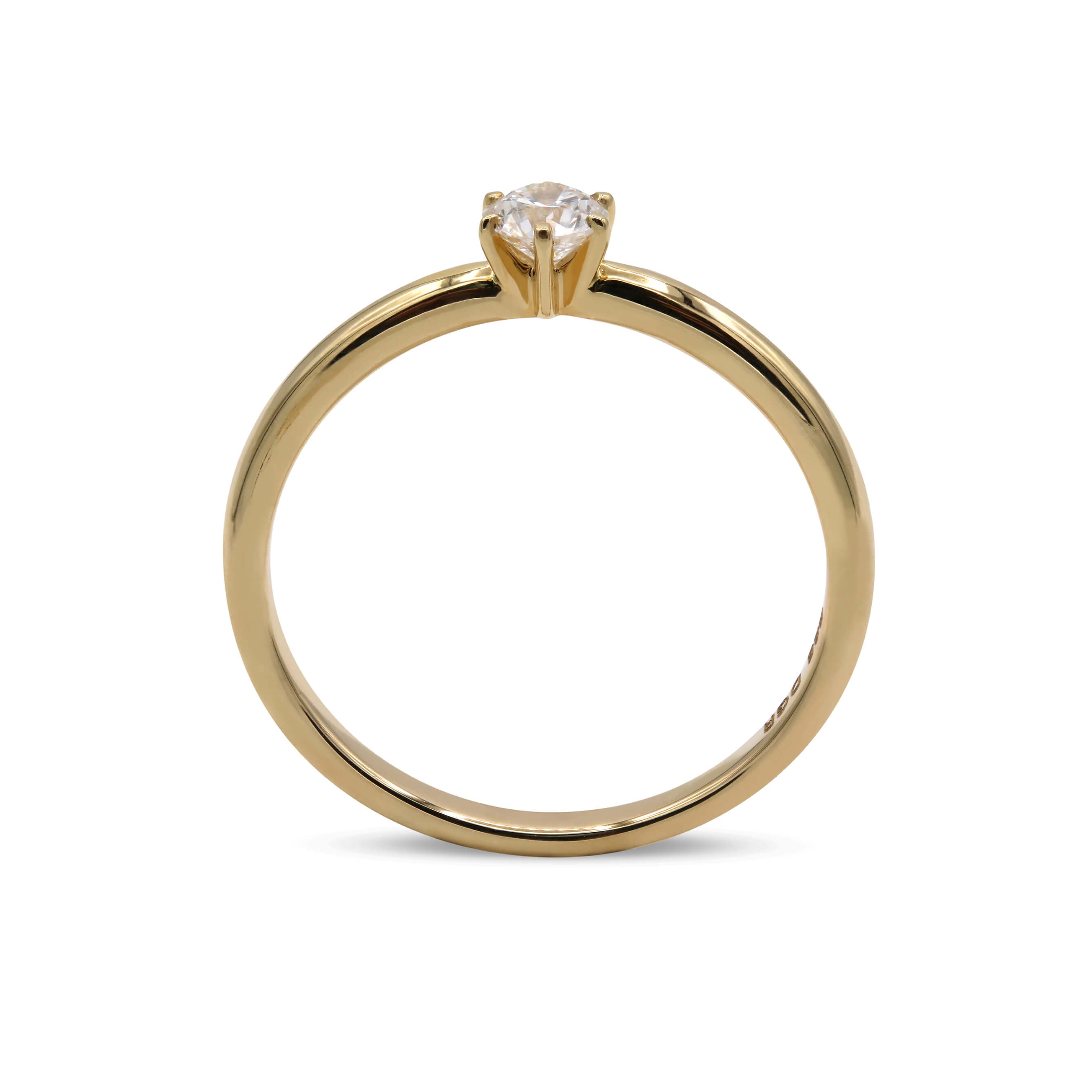 Diamond Group Solitaire-Ring | 1Q403G4-1