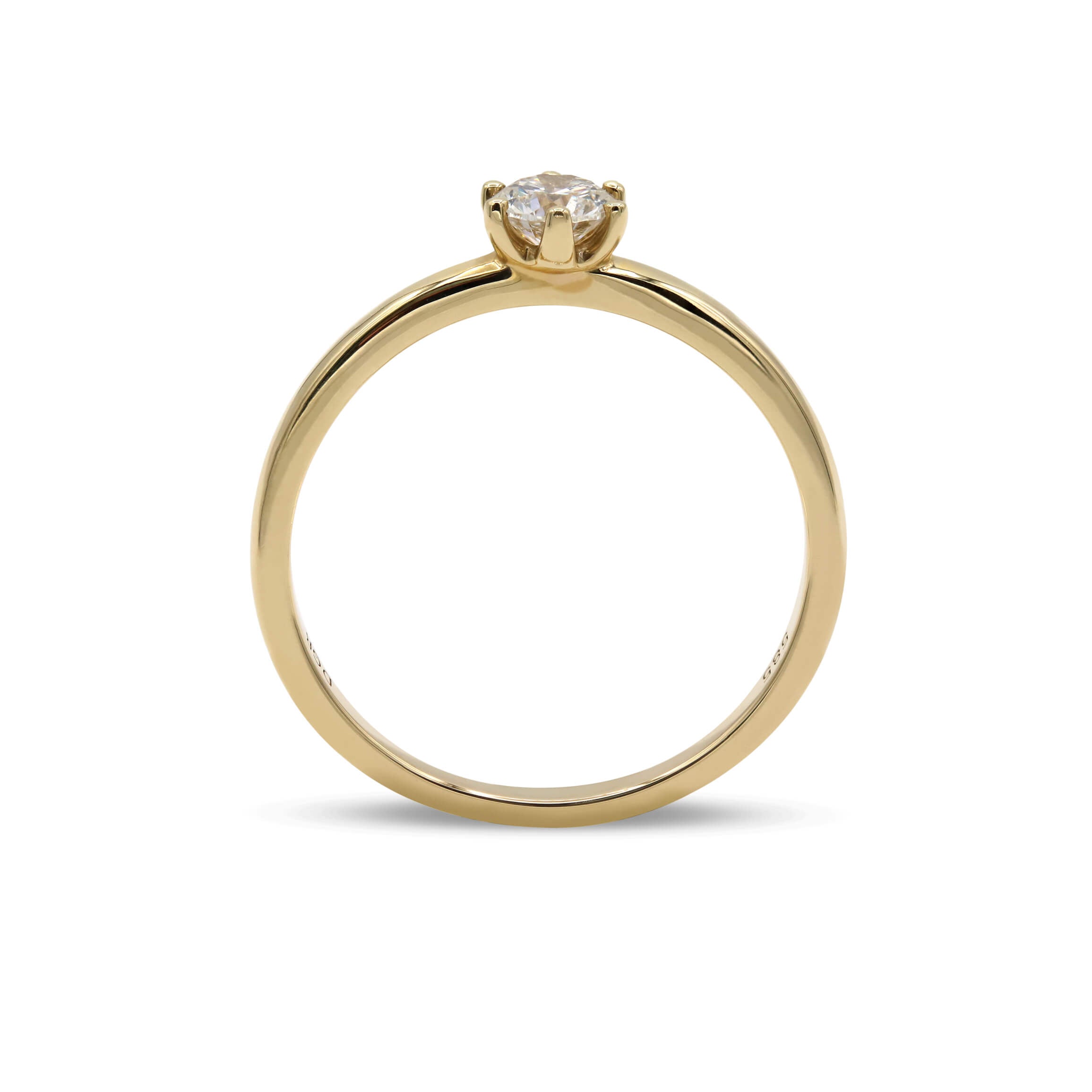 Diamond Group Solitaire-Ring | 1O324G4-1
