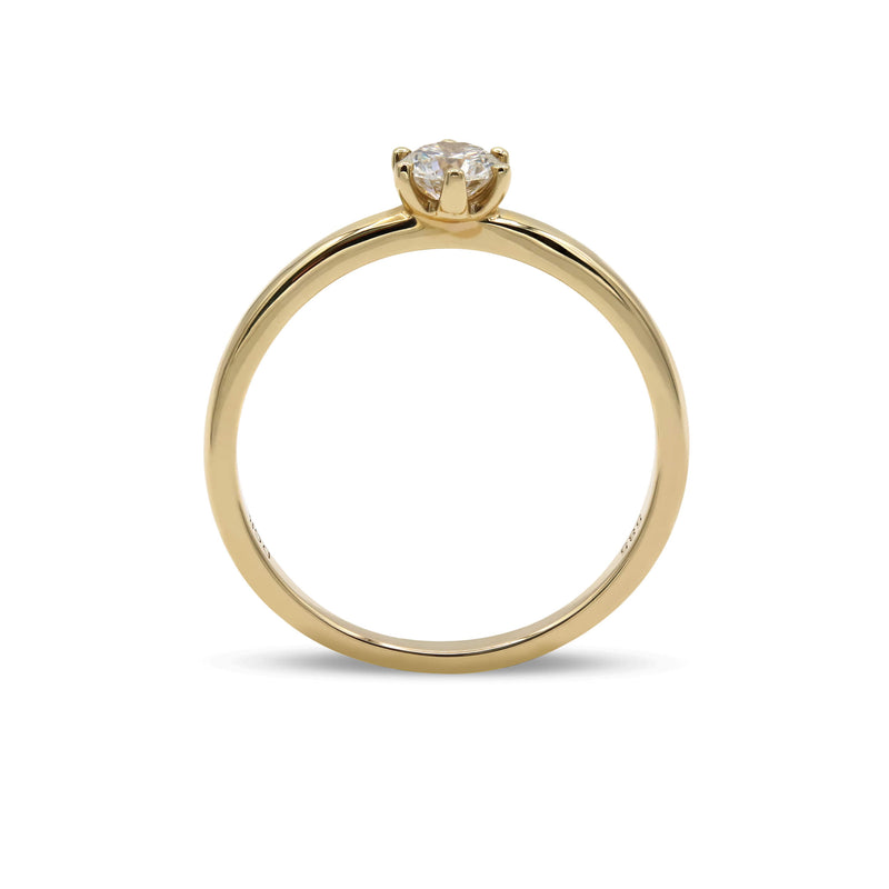 Diamond Group Solitaire-Ring | 1O324G4-1