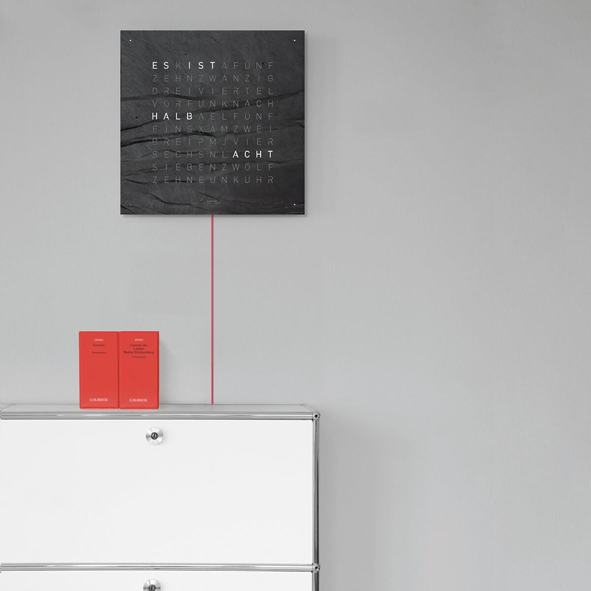Qlocktwo front cover Classic Metamorphite FCMM