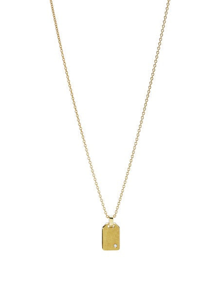 Schmuckwerk Collier Tag-Anhänger | OH204-GG