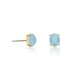 Nanis Ohrstecker Dancing Azure, Gelbgold, OA6-597