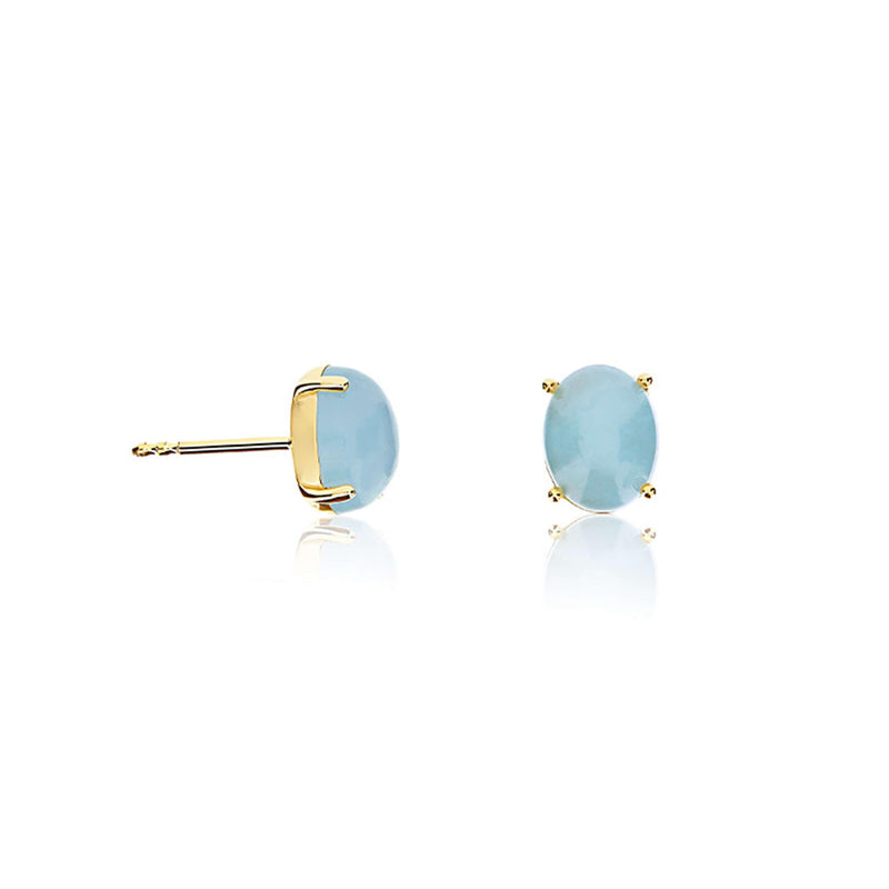 Nanis Ohrstecker Dancing Azure, Gelbgold, OA6-597