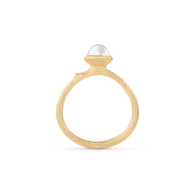 Ole Lynggaard Lotus Ring mit Perle, Gelbgold, A2708-412