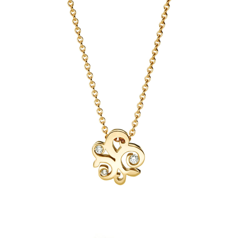 Schmuckwerk Collier Diamantenfieber, Gelbgold, QH905-GG
