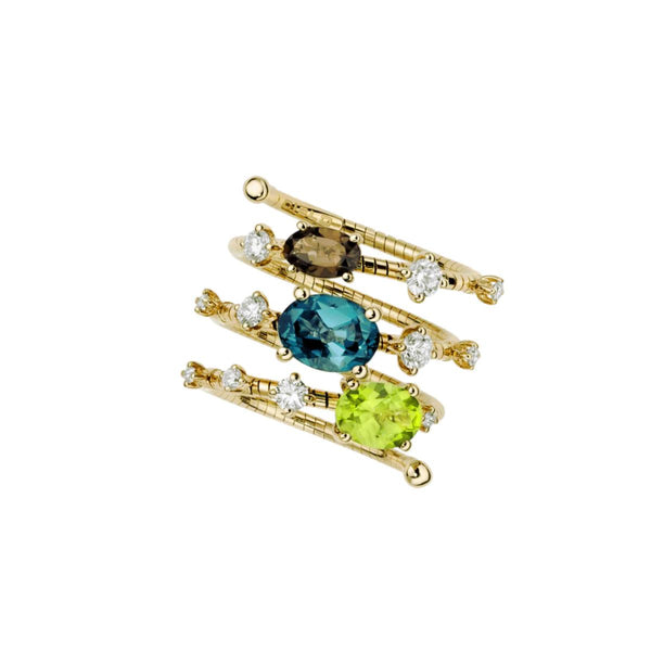 Mattia Cielo Ring Rugiada | LJWR435P-YM
