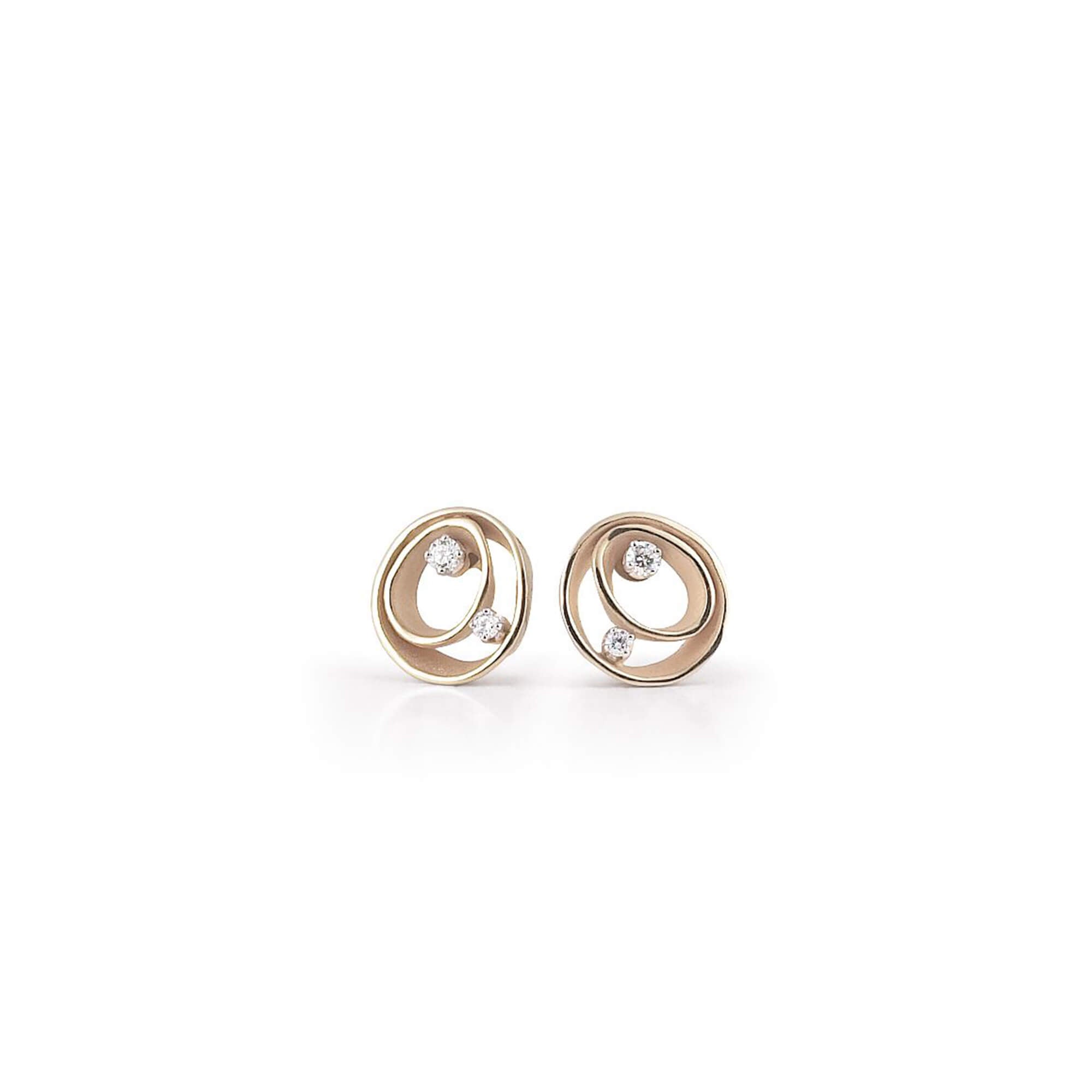 Annamaria Cammilli Stud Earrings Dune, Natural Beige, GOR1932N