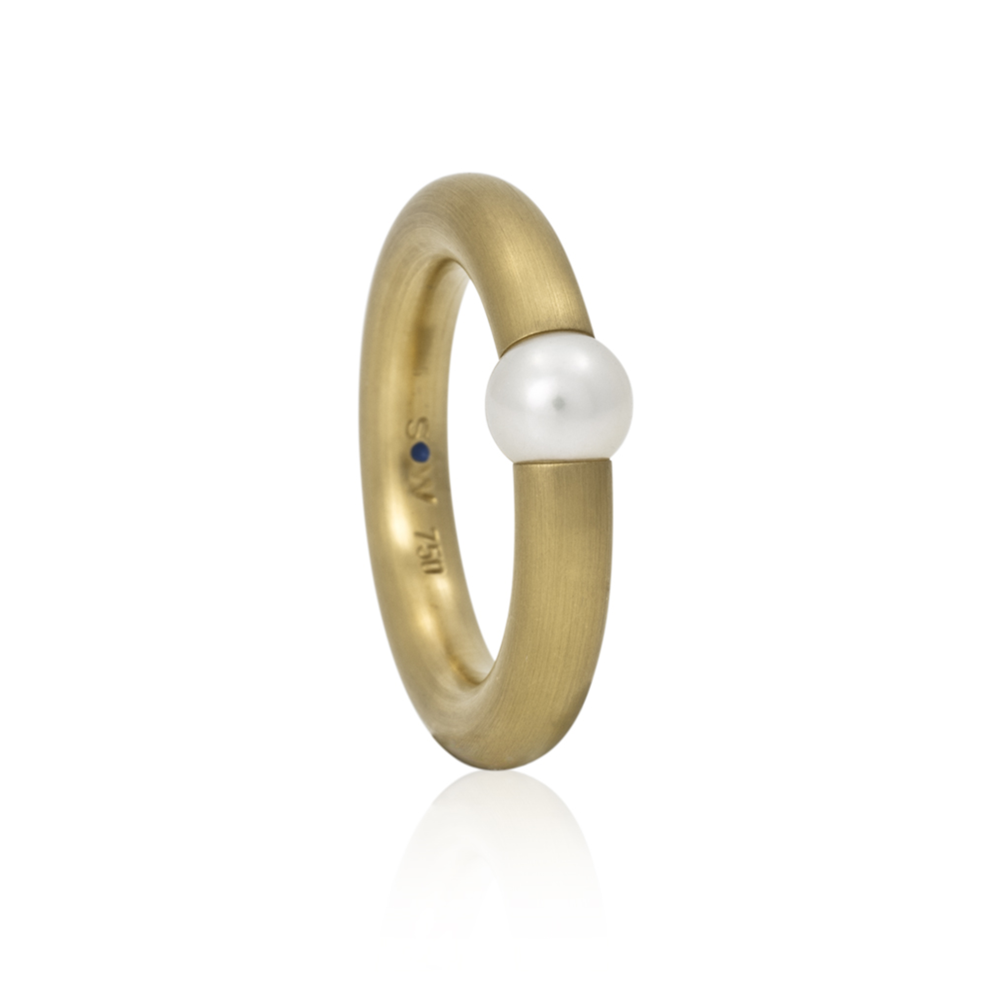 Ring Schmuckwerk Kugel Gelbgold KR141/G
