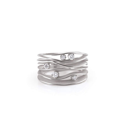 Annamaria Cammilli Ring Dune | White Ice | GAN0914W