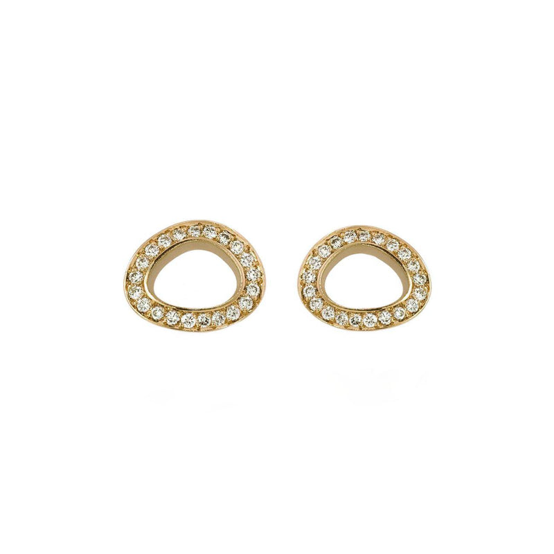 Schmuckwerk Ohrstecker Diamantenfieber, Gelbgold, EO115-GG
