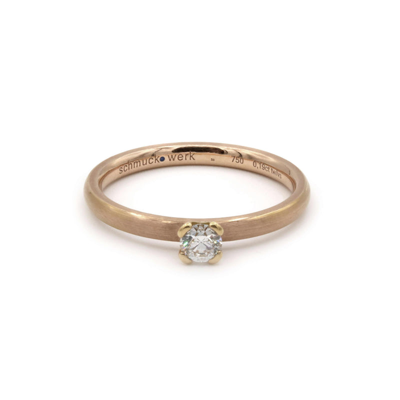 Schmuckwerk Solitaire-Ring Alpen | GT1424-RG