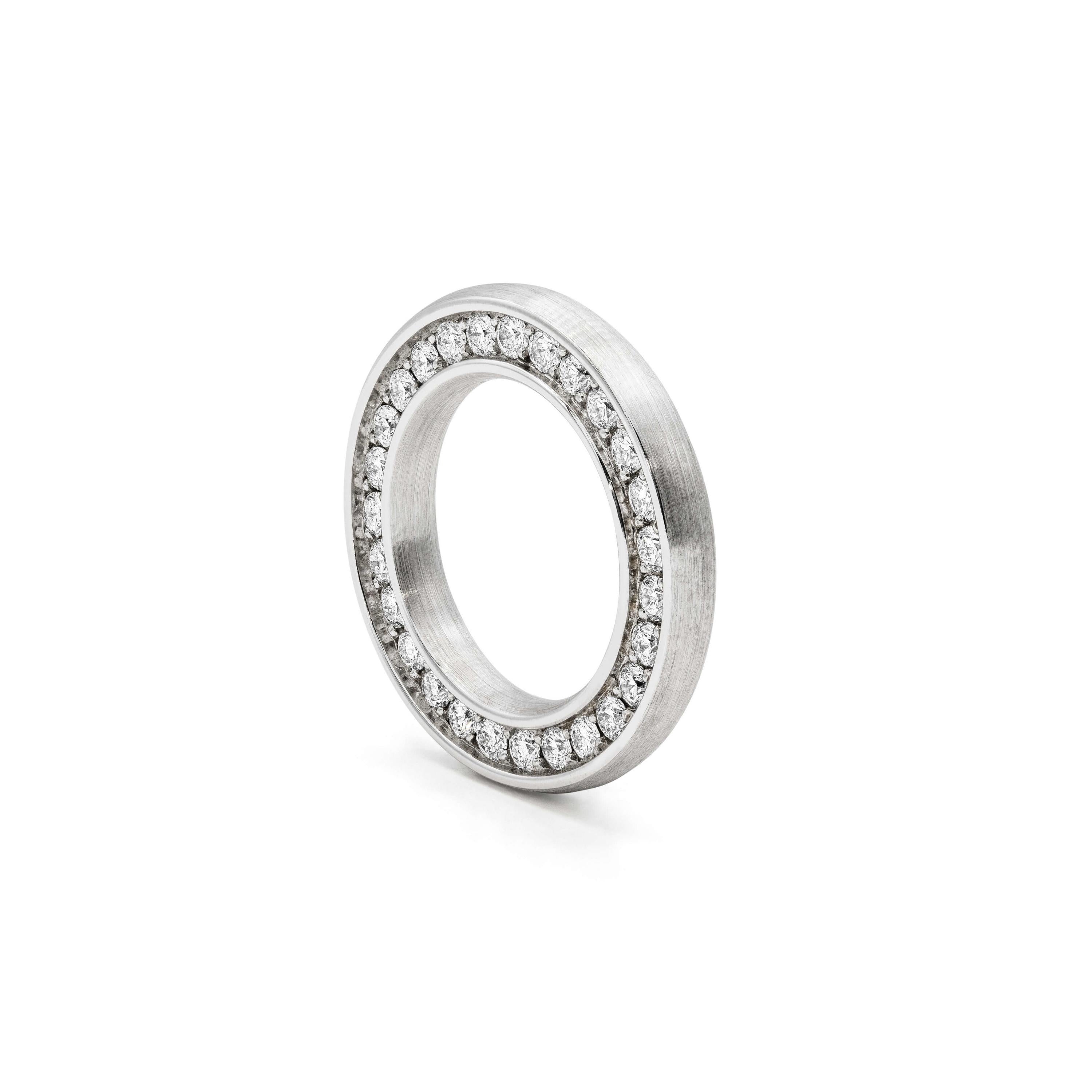Schmuckwerk eternity ring diamond fever, white gold, RR255-WG