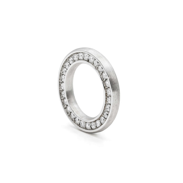 Schmuckwerk Memoire-Ring Diamantenfieber, Weißgold, RR255-WG