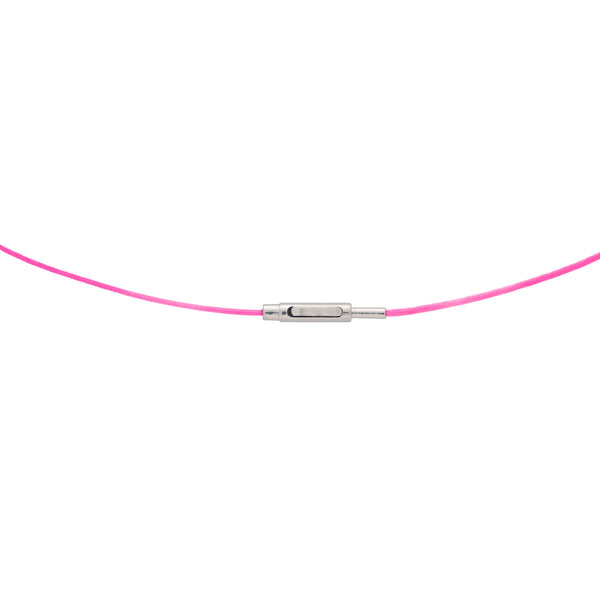 Schmuckwerk Halskette Texil | pink | KH1900-2